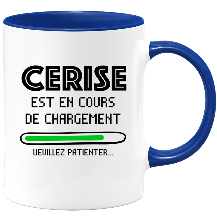 quotedazur - Mug Cerise Est En Cours De Chargement Veuillez Patienter - Cadeau Cerise Prénom Femme Personnalisé - Cadeau Annniversaire Noël Adolescent Collègue