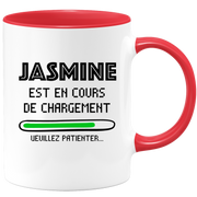 quotedazur - Mug Jasmine Est En Cours De Chargement Veuillez Patienter - Cadeau Jasmine Prénom Femme Personnalisé - Cadeau Annniversaire Noël Adolescent Collègue