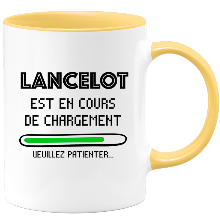 quotedazur - Mug Lancelot Est En Cours De Chargement Veuillez Patienter - Cadeau Lancelot Prénom Homme Personnalisé - Cadeau Annniversaire Noël Adolescent Collègue