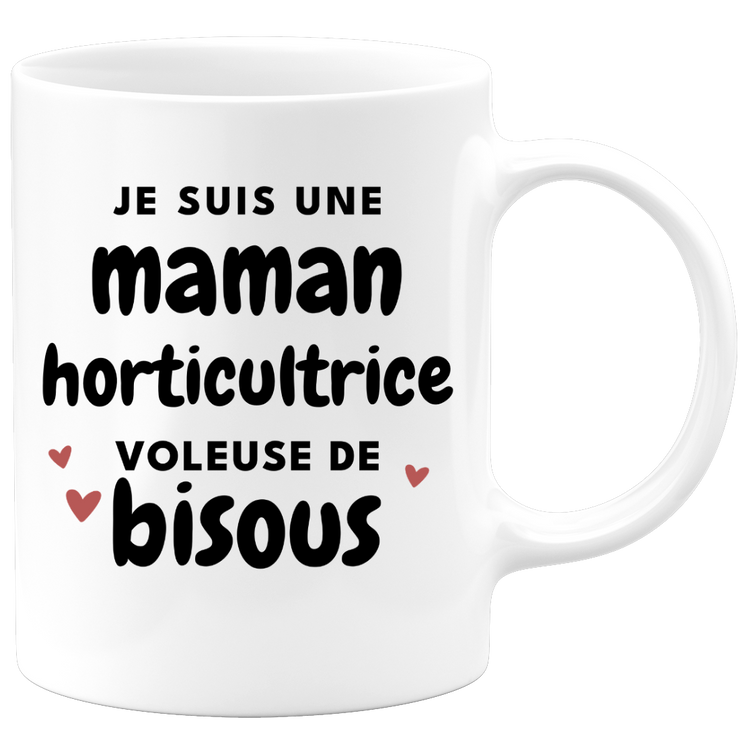quotedazur - Mug I'm a kiss-stealing horticulturist mom - Original Mother's Day gift - Gift idea for mom's birthday - Gift for future mom birth