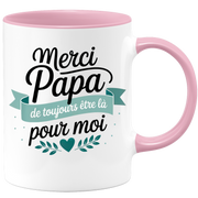 Mug merci papa de toujours être la pour moi