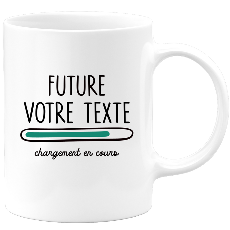 Mug personnalisable Femme annonce changement - Future - Métier promotion annonce naissance