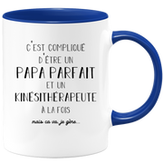 Mug man perfect dad physiotherapist - gift physiotherapist birthday dad father's day valentine's day man love couple