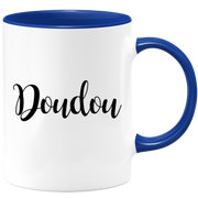 quotedazur - Mug Doudou Bisous - Idée Cadeau Couple Amour Femme ou Homme Pour La Saint Valentin, Anniversaire Ou Noël