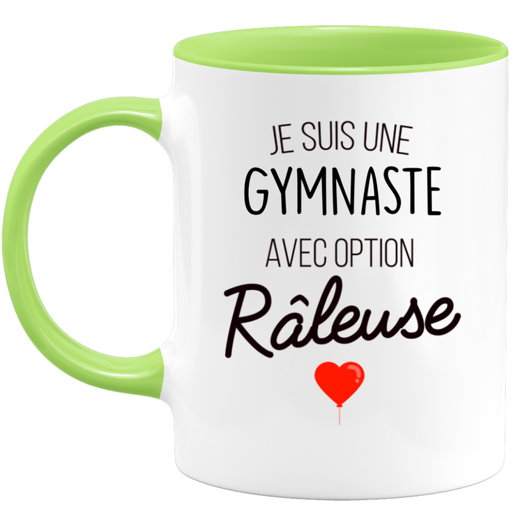 mug i am a gymnast with option rause