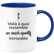 quotedazur - Mug Voilà à Quoi Ressemble Un Coach Sportif Incroyable - Cadeau Coach Sportif - Idée Cadeau Anniversaire - Idée Pour Une Attention Originale Coach Sportif