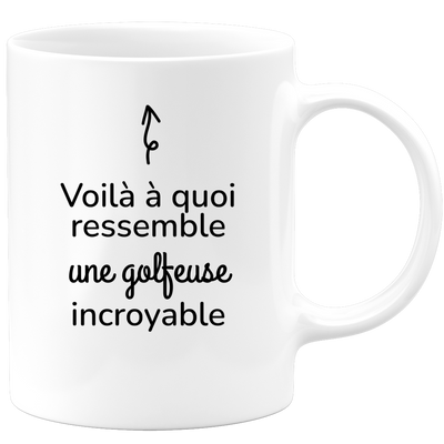 quotedazur - Mug Voilà À Quoi Ressemble Une Golfeuse Incroyable - Cadeau Pour Golfeuse - Cadeau Personnalisé Pour Femme - Cadeau Original Anniversaire Ou Noël