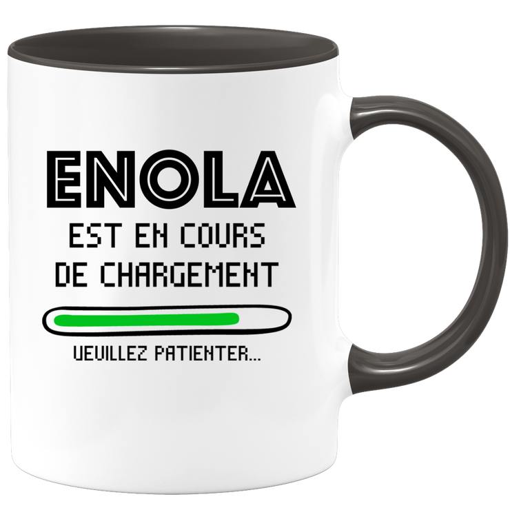 Enola Mug Is Loading Please Wait - Personalized Enola Women's First Name Gift
