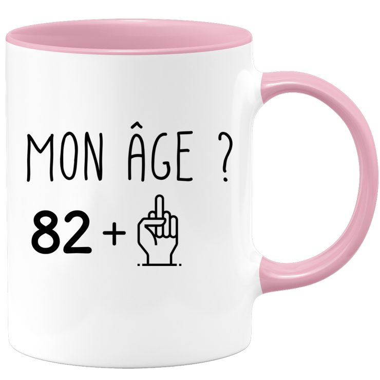 quotedazur - Mug Idée Cadeau 83 ans Homme Femme - Cadeau Anniversaire 83 Ans - Idée Cadeau Original, Humour, Drôle, Rigolo, Fun - Mug Tasse Café Thé Pas Cher