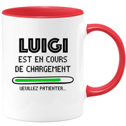 quotedazur - Mug Luigi Est En Cours De Chargement Veuillez Patienter - Cadeau Luigi Prénom Homme Personnalisé - Cadeau Annniversaire Noël Adolescent Collègue