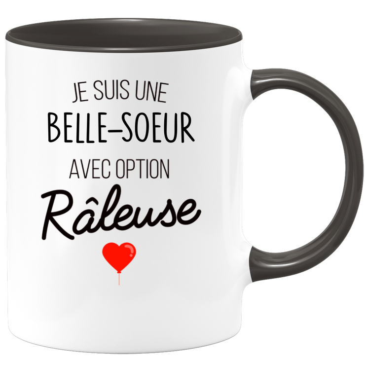 quotedazur - Mug Je Suis Une Belle-Soeur Avec Option Râleuse - Cadeau Idéal Pour Belle-Soeur - Cadeau Personnalisé Pour Femme - Cadeau Original Pour Anniversaire Ou Noël