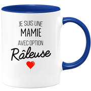 quotedazur - Mug Je Suis Une Mamie Avec Option Râleuse - Cadeau Idéal Pour Mamie - Cadeau Personnalisé Pour Femme - Cadeau Original Pour Anniversaire Ou Noël