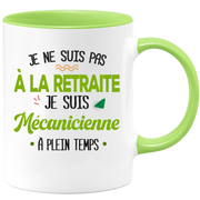quotedazur - Mug Retraite Je Suis Mécanicienne - Cadeau Humour Hobbies - Idée Cadeau Retraite Original Mécanique - Tasse Mécanicienne - Départ Retraite Anniversaire Ou Noël