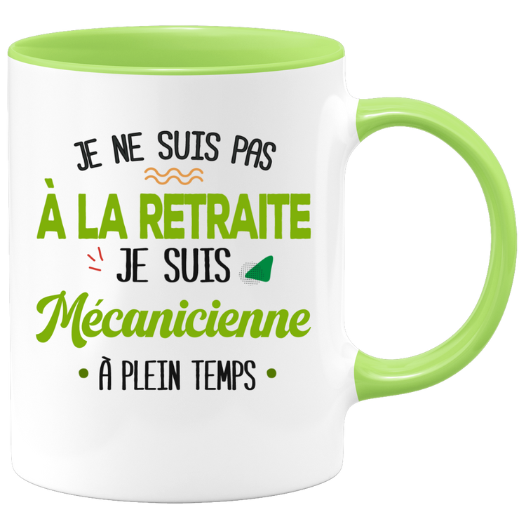 quotedazur - Mug Retraite Je Suis Mécanicienne - Cadeau Humour Hobbies - Idée Cadeau Retraite Original Mécanique - Tasse Mécanicienne - Départ Retraite Anniversaire Ou Noël
