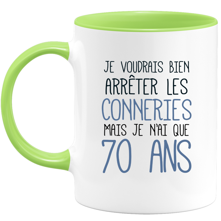 Funny funny 70th birthday mug - 70th birthday gift mug Man Woman Humor Original