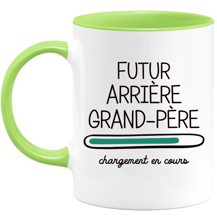 quotedazur - Mug Futur Arrière-Grand-Père 2024 Chargement En Cours - Cadeau Futur Arrière-Grand-Père - Surprise Annonce Grossesse Garçon/Fille Naissance Bébé