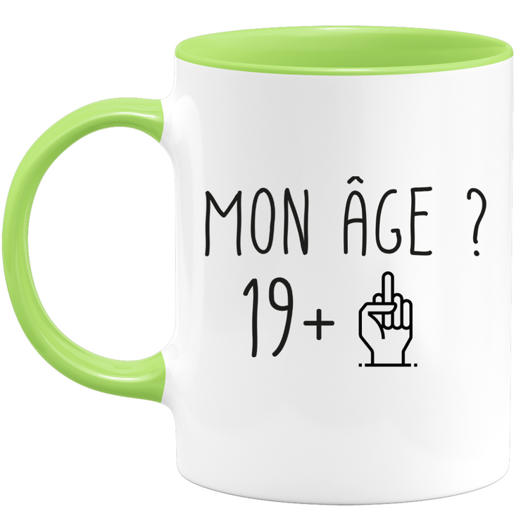 20th Birthday Mug - Humorous Gift for Men and Women