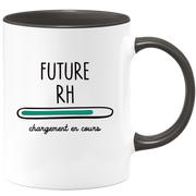 quotedazur - Mug Future Rh Chargement En Cours - Cadeau Humour Promotion Travail - Idée Cadeau Départ Collègue - Tasse Chef Rh - Idéal Pour Noël Au Bureau