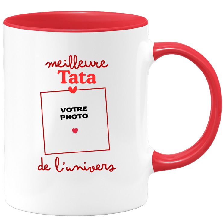 Mug Meilleure Tata de l'univers - Mug personnalisé avec photo famille