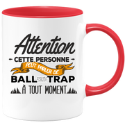 quotedazur - Mug Cette Personne Peut Parler De Ball-Trap À Tout Moment - Cadeau Humour Sport - Idée Cadeau Original     - Tasse Ball-Trap - Anniversaire Ou Noël