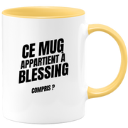 Mug Ce mug appartient à Blessing, compris ?