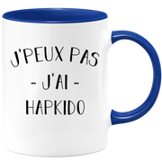 quotedazur - Mug Je Peux Pas J'ai Hapkido - Cadeau Humour Sport - Idée Cadeau Original - Tasse Hapkido - Idéal Pour Anniversaire Ou Noël