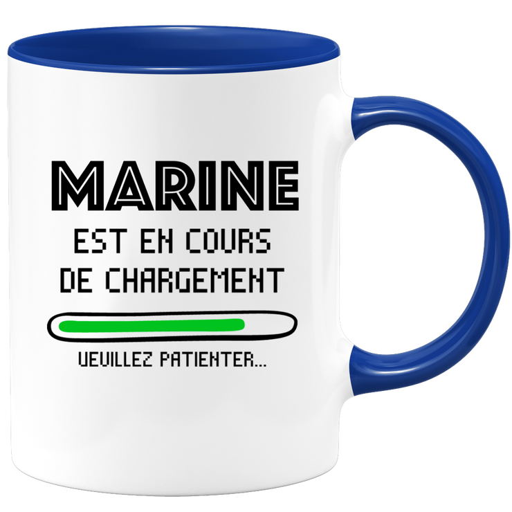Navy Mug Is Loading Please Wait - Custom Navy Women's First Name Gift