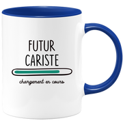 quotedazur - Mug Futur Cariste Chargement En Cours - Cadeau Humour Métier Travail  - Idée Cadeau Cariste Pot De Départ Chef Mutation - Tasse Cadeau Noël Bureau