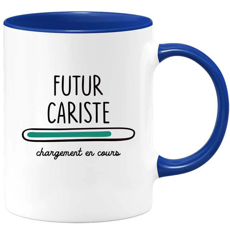 quotedazur - Mug Futur Cariste Chargement En Cours - Cadeau Humour Métier Travail  - Idée Cadeau Cariste Pot De Départ Chef Mutation - Tasse Cadeau Noël Bureau