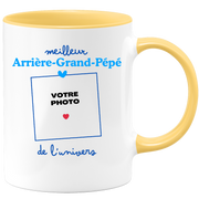 Mug Meilleur Arrière-grand-pépé de l'univers - Mug personnalisé avec photo famille