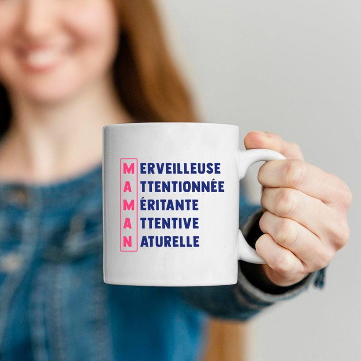 quotedazur - Mug Définition Maman - Cadeau Maman Original - Idée Cadeau Pour Anniversaire Maman - Cadeau Pour Jeune Ou Future Maman Suite À Une Naissance