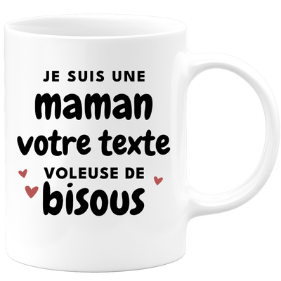 Mug personnalisable Maman voleuse de bisous - métier passion