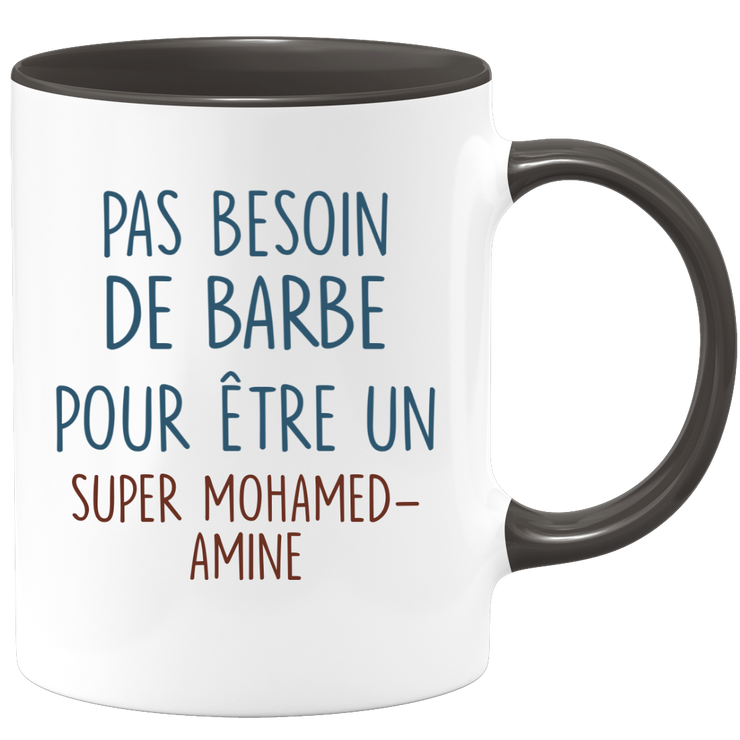 Mug pas besoin de barbe pour être un super Mohamed-Amine