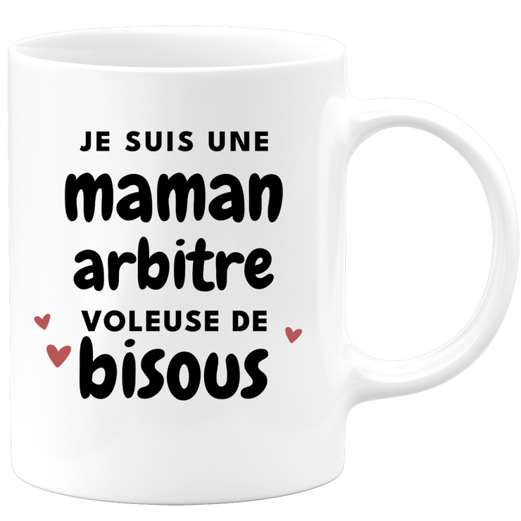 quotedazur - Mug I'm a Kiss-Stealing Mom Referee - Original Mother's Day Gift - Gift Idea For Mom's Birthday - Gift For Future Mom Birth