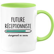 Future receptionist mug loading - gift for future receptionists