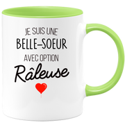 quotedazur - Mug Je Suis Une Belle-Soeur Avec Option Râleuse - Cadeau Idéal Pour Belle-Soeur - Cadeau Personnalisé Pour Femme - Cadeau Original Pour Anniversaire Ou Noël
