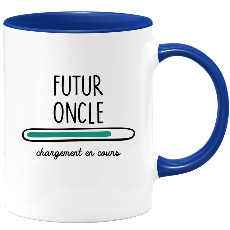 quotedazur - Mug Futur Oncle, Idée Cadeau Familial, Annonce Naissance, Baby Shower, Noël