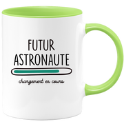 quotedazur - Mug Futur Astronaute Chargement En Cours - Cadeau Humour Métier Travail  - Idée Cadeau Astronaute Pot De Départ Chef Mutation - Tasse Cadeau Noël Bureau