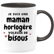 quotedazur - Mug I'm A Watchmaker Mom Thief Of Kisses - Original Mother's Day Gift - Gift Idea For Mom Birthday - Gift For Future Mom Birth