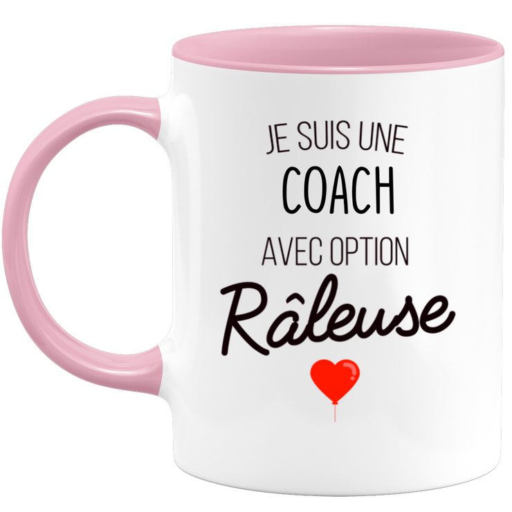 mug I'm a coach with a rauser option