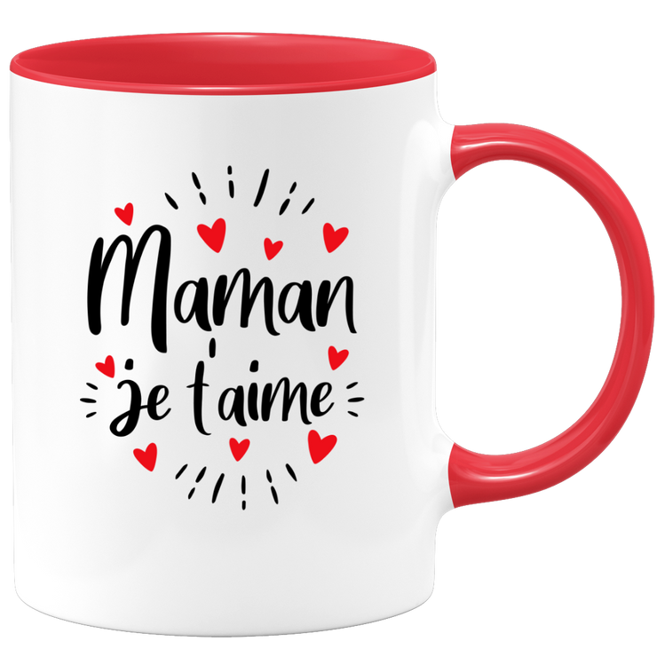 quotedazur - I Love You Mom Mug - Original Mom Gift - Gift Idea For Mom Birthday - Gift For Young Or Future Mom Following A Birth