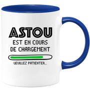 quotedazur - Mug Astou Est En Cours De Chargement Veuillez Patienter - Cadeau Astou Prénom Femme Personnalisé - Cadeau Annniversaire Noël Adolescent Collègue