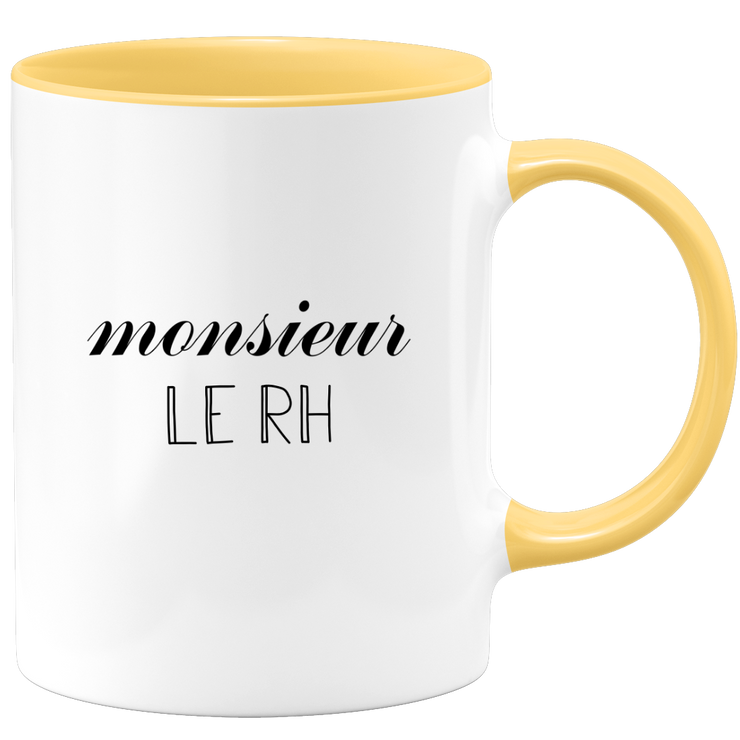 Monsieur le rh mug - men's gift for rh Funny humor ideal for Birthday
