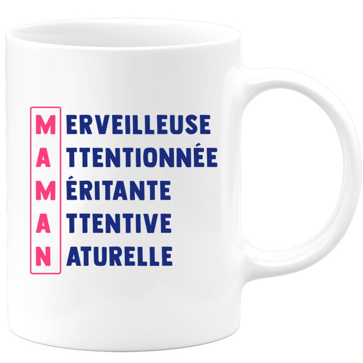 quotedazur - Mug Définition Maman - Cadeau Maman Original - Idée Cadeau Pour Anniversaire Maman - Cadeau Pour Jeune Ou Future Maman Suite À Une Naissance