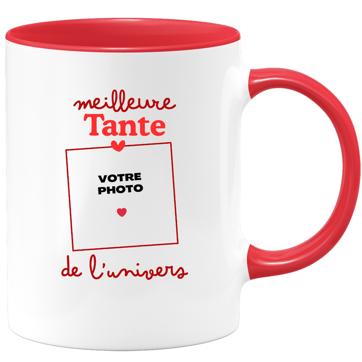 Mug Meilleure Tante de l'univers - Mug personnalisé avec photo famille