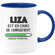 Mug Liza Is Loading Please Wait - Personalized Liza First Name Woman Gift