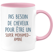 Mug pas besoin de cheveux pour être un super Mohamed-Amine