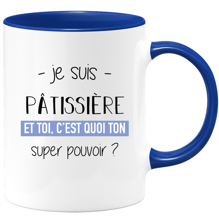Super power pastry chef mug - ideal funny humor pastry chef wife gift for birthday