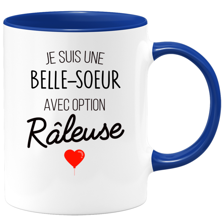 quotedazur - Mug Je Suis Une Belle-Soeur Avec Option Râleuse - Cadeau Idéal Pour Belle-Soeur - Cadeau Personnalisé Pour Femme - Cadeau Original Pour Anniversaire Ou Noël