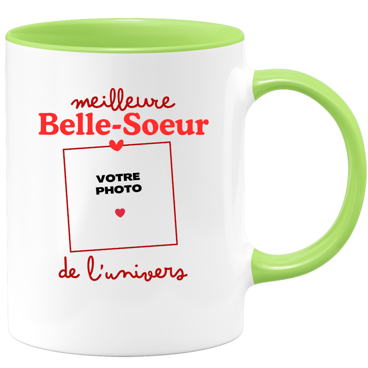 Mug Meilleure Belle-soeur de l'univers - Mug personnalisé avec photo famille